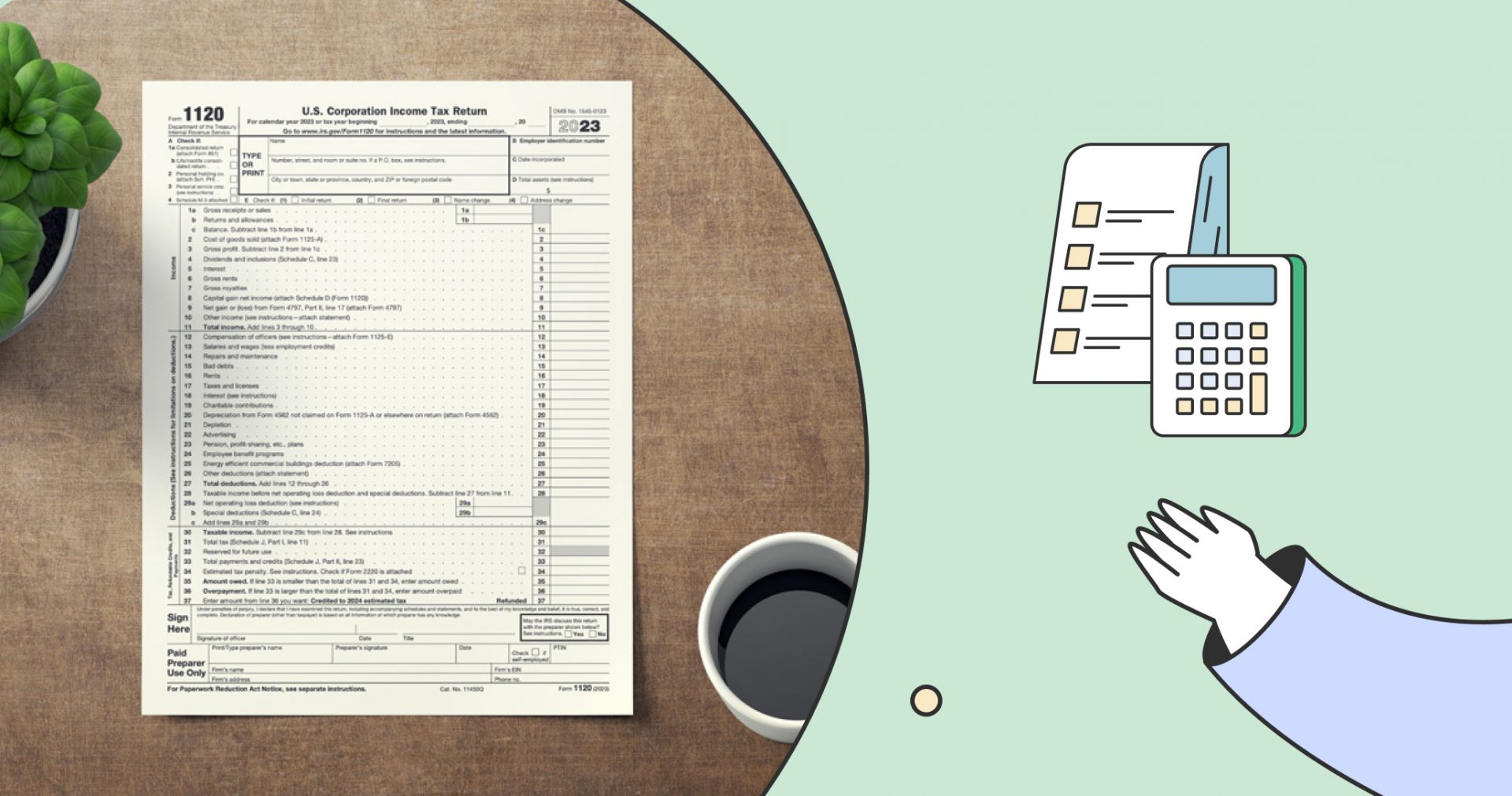 Form 1120 for corporations